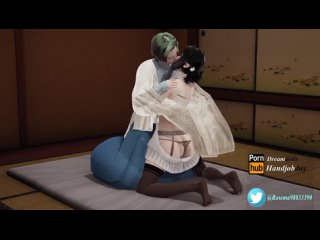 tamayo x yushiro - nsfw; kissjob; kissing; stockings; 3d sex porno hentai; (by @rosema98833390) [demon slayer: kimetsu no yaiba]